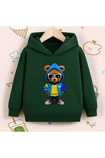 CLASSY.MODA Unisex με κουκούλα 3 Thread Ş επένδυση fleece Φούτερ με τσέπες κα...