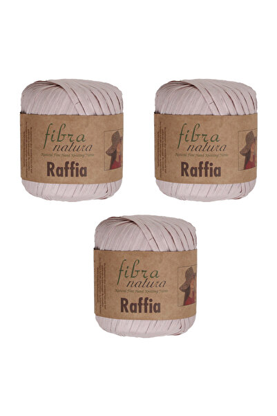 Fibra Natura Ράφια Χαρτί κορδόνι 3 τεμάχια σε συσκευασία