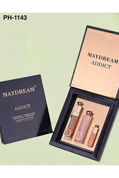 MAYDREAM Liquid lipstick + lip balm + gloss set