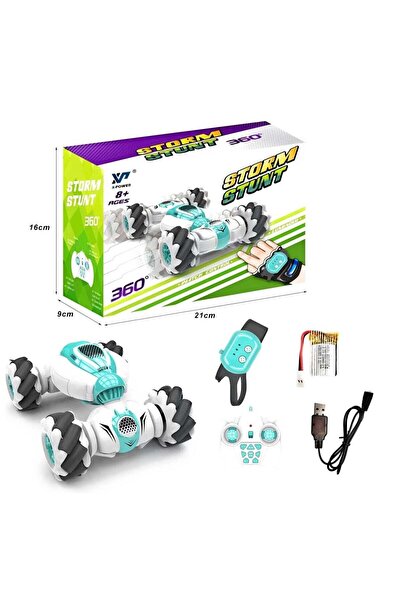Storm 2.4GHz 4WD Transformable RC Car with 360° Rotation and Hand Gesture Watch