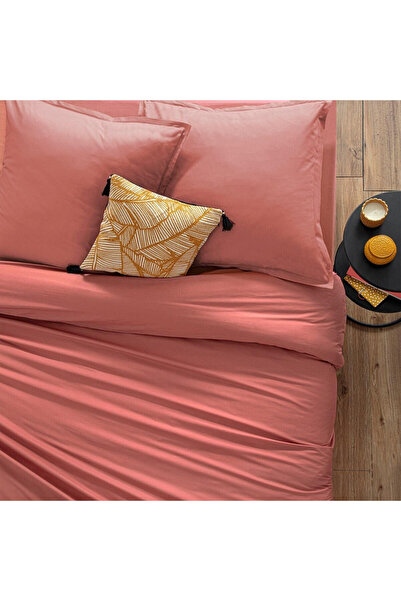 Other FITTED SHEET 160x200cm COTTON pink, overlap 30cm