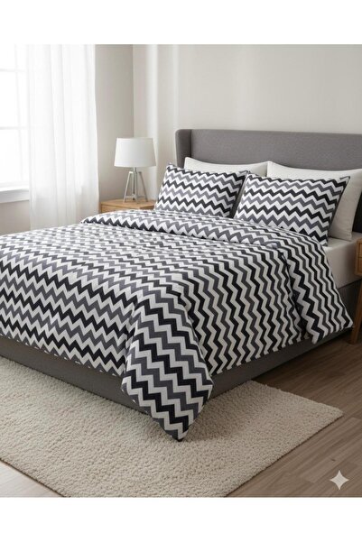 Belsina Home Single Person |   Zigzag Pattern |   Quilt Cover & Duvet Cover |...