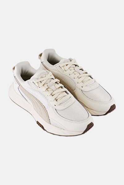 Puma Women Wild Rider Futurism Lace Up Training Shoes, Cream