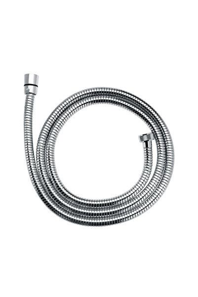ITALOMIX Chromed Stainless Steel Shower Hose 2M Brass Inserts, Anti-Twist System