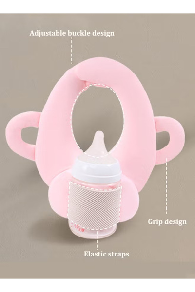 Generic Baby Feeding Pillow Anti-Spit-Up Pillow Relieves Hand Fatigue，pink