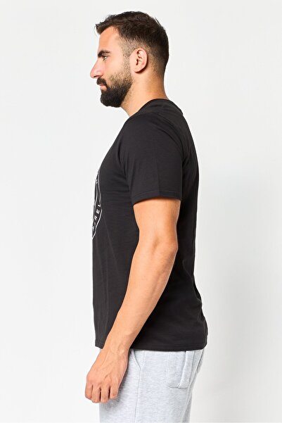 Ellesse Men Sportswear Fit Short Sleeve Outdoor T-Shirt, Black