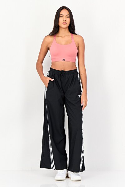 adidas Women Oversized Fit Outdoor Track Pants, Black