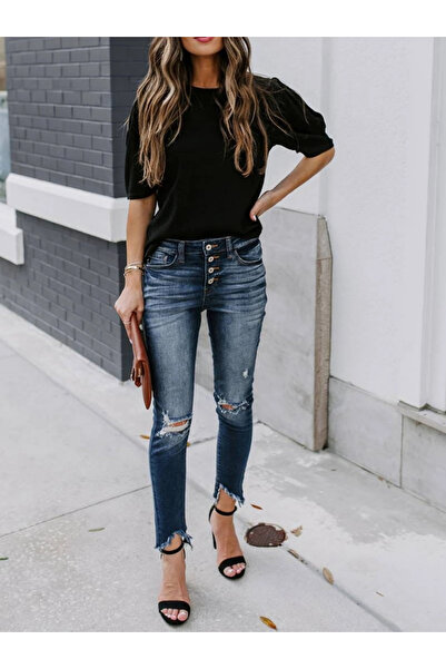 GENCULUS Women's Short Sleeve Pleated Balloon Sleeve Wrap Blouse