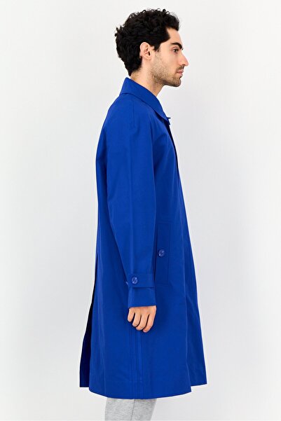 adidas Men Sportswear Fit Outdoor Trench Coat, Dark Blue