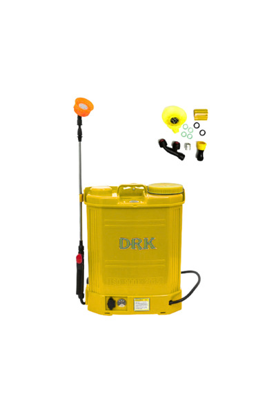 drk Pompa de Stropit Electrică DRK, 16 L, 4 Bar, cu Acumulator și Regulator d...
