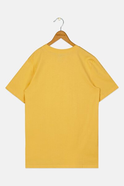 Puma Kids Boy Sportswear Fit Short Sleeve Outdoor T-Shirt, Light Yellow