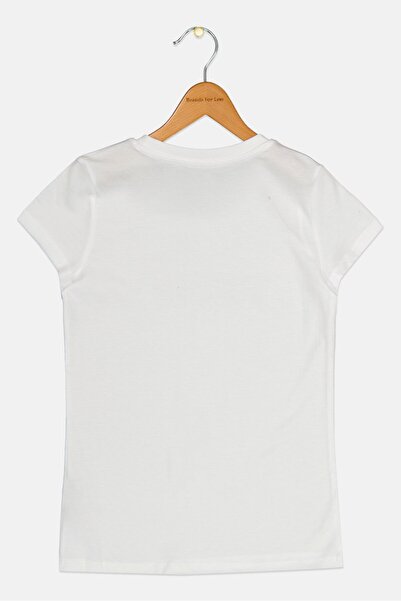 Puma Kids Girl Sportswear Fit Short Sleeve Brand Logo T-shirt, White