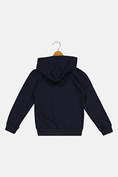 Marvel Toddlers Boy Graphic Print Long Sleeve Hoodie, Navy