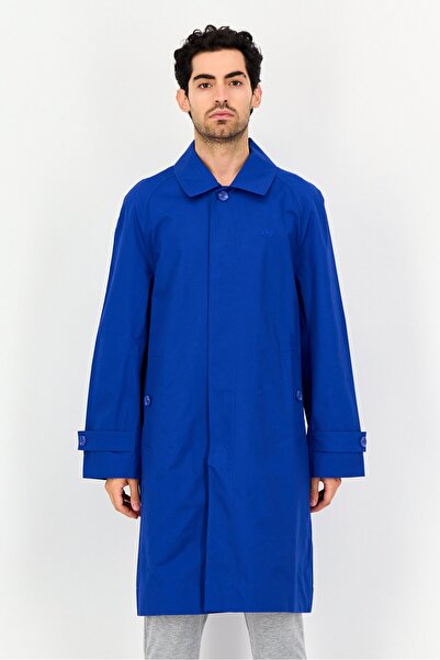adidas Men Sportswear Fit Outdoor Trench Coat, Dark Blue