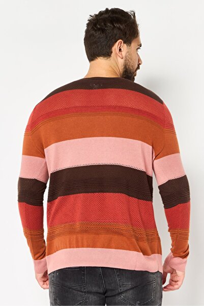 Market And Spruce Men Colorblock Long Sleeve Sweater, Multicolor