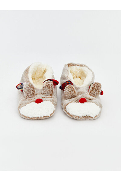 LC Waikiki Yılbaşı Temalı Kaydırmaz Taban Kadın Ev Çorabı (W5)