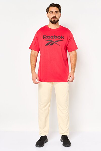 Reebok Men Sportswear Fit Short Sleeve Outdoor T-Shirt, Red