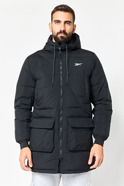 Reebok Men Sportswear Fit Long Sleeve Outdoor Jacket, Black