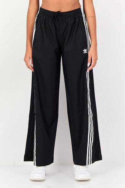 adidas Women Oversized Fit Outdoor Track Pants, Black