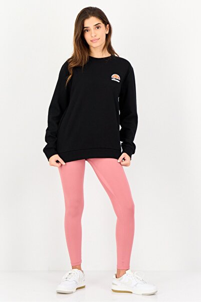 Ellesse Women Sportswear Fit Long Sleeve Outdoor Sweatshirt, Black