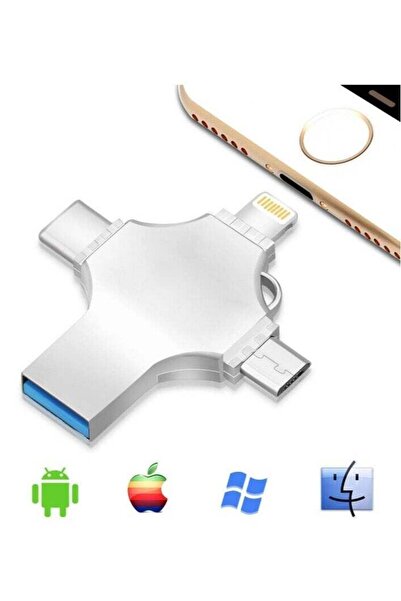Generic High Speed 4-in-1 Multi-function OTG USB Flash Drive Type-C USB 3.0 256GB