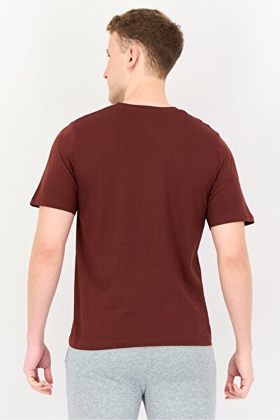 Reebok Men Sportswear Fit Short Sleeve Outdoor T-Shirt, Brown