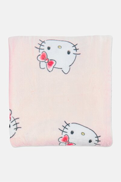 SANRIO Hello Kitty Flannel Blanket, Pink