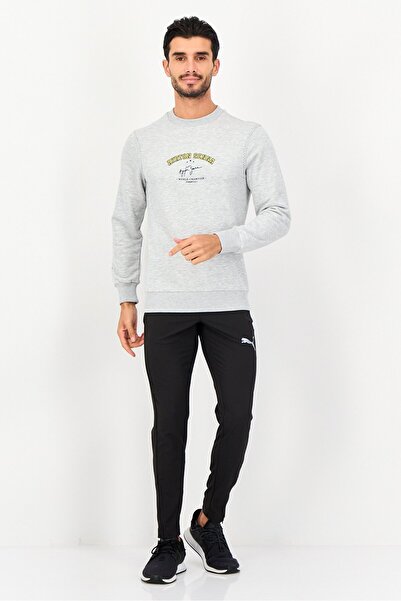 Puma X Ayrton Senna Men Sportswear Fit Long Sleeve Outdoor Sweatshirt, Grey