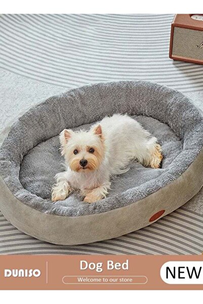 DOMEET Dog Bed, Non-Slip Pet Sofa Lounger Puppy Couch Removable Machine Washable Cover Cushion Big Cat Kenn