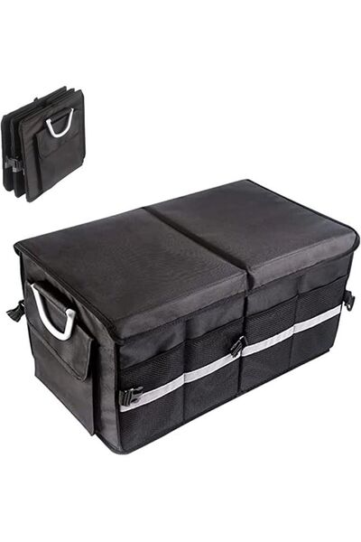 Arabest Trunk&Cargo Storage Case,Waterproof Foldable Durable Multi-compartment,Handle Reflective Strip