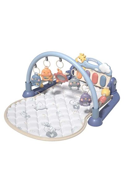 Ma Baby MaBaby Baby Gym Play Mat with Sounds, Lights & Music, Piano Tummy Time, 5 Sensory Toys