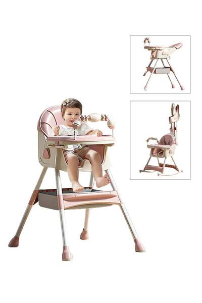 Ma Baby MaBaby Multifunctional Baby Highchair Adjustable and Portable Dining Chair with Storage Box