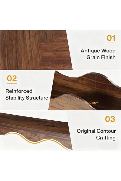 Gogoya rural style 160cm storage side table - long foyer/narrow living room table