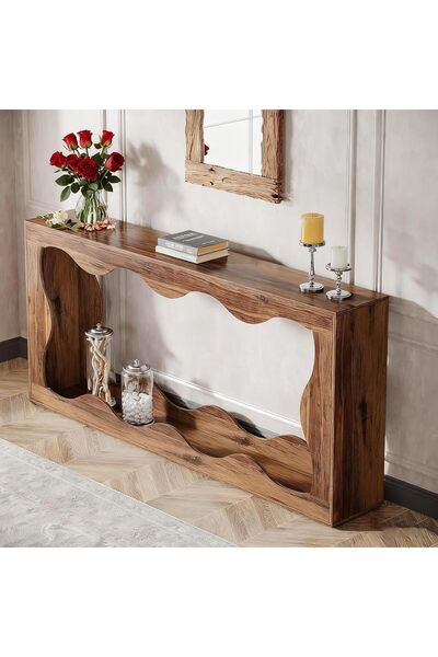 Gogoya rural style 160cm storage side table - long foyer/narrow living room table