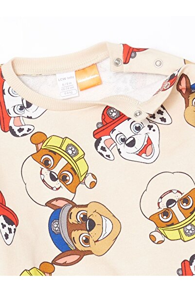 LC Waikiki LCW baby Crew Neck Paw Patrol Printed Baby Boy Sweatshirt and Tracksuit Bottom 2-pack