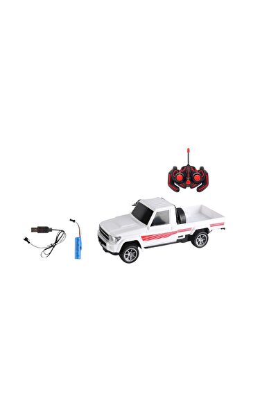 Toysea 1:12 RC Pickup Truck with USB Charging, Rechargeable Battery, Full-Function Remote Control Toy