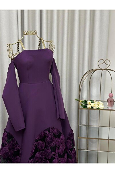 Orange Elegant Evening Dress