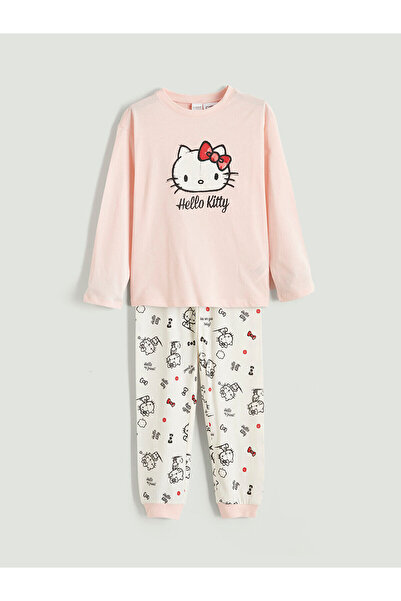 LC Waikiki Пижама за момичета с принт Hello Kitty