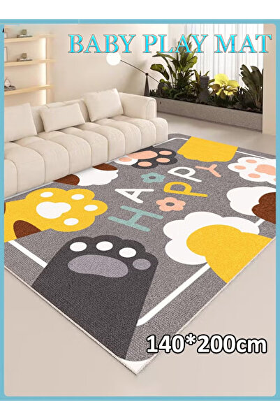 Generic Baby play mat, 140 * 200 cm crawling mat, play area rug suitable for floor activities