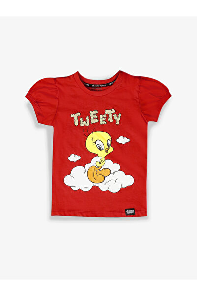 Looney Tunes By Styli Graphic Print Round Neck Fashion T-shirt
