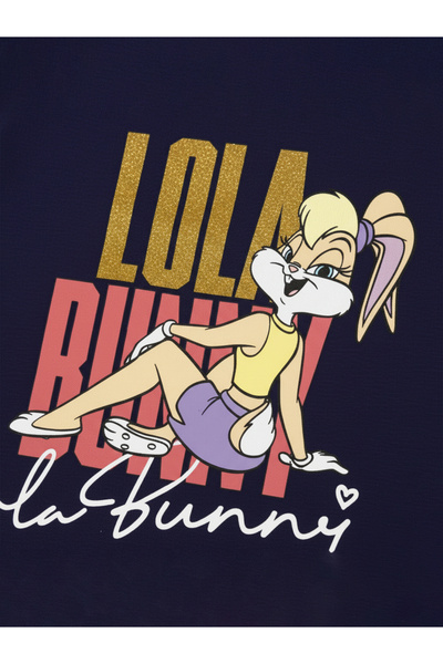 Looney Tunes By Styli Graphic Print Round Neck Fashion T-shirt
