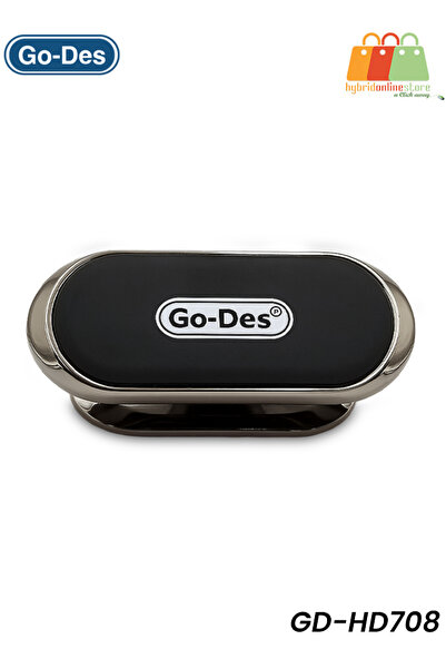 Go-Des GD-HD708 Magnetic Phone Holder with Strong Grip and 360° Rotation for Car and Home Use