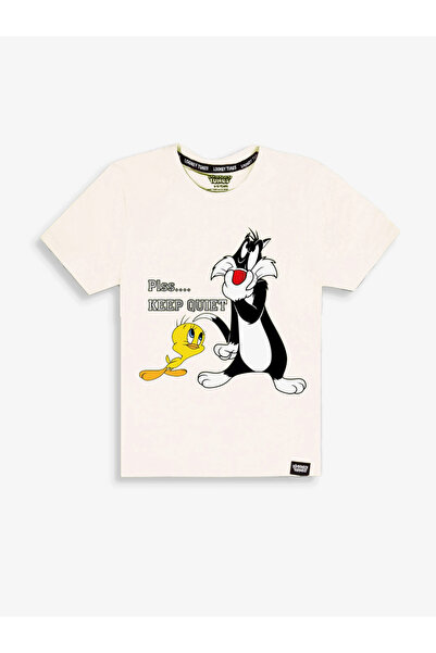 Looney Tunes By Styli Graphic Print Round Neck Fashion T-shirt