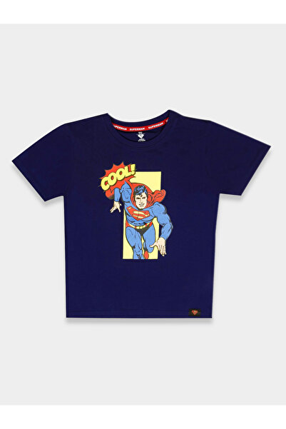 Superman By Styli Graphic Print Round Neck Fashion T-shirt