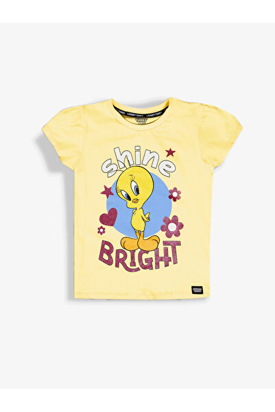 Looney Tunes By Styli Graphic Print Round Neck Fashion T-shirt