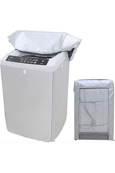 DOMEET Top Load Washing Machine Cover, Silver Coating Oxford Cloth Full-Automatic Wave Wheel Washing Machin
