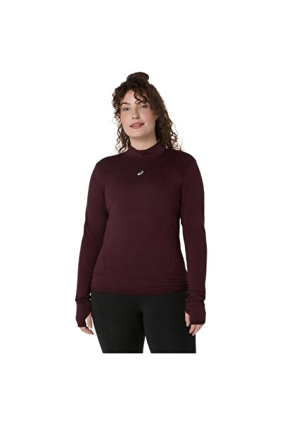 Asics ROAD WINTER SEAMLESS LS TOP Kadın Bordo Tshirt 2012D277-600