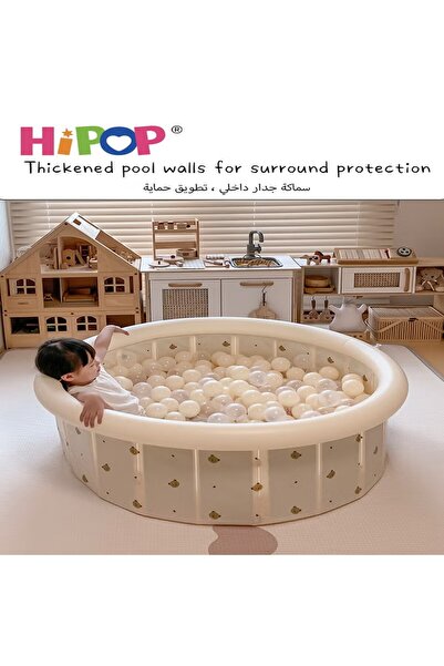 HIPOP Inflatabl Ocean Ball Pit Pool,Children's Playground Pad,100*100cm Tent House for Kid