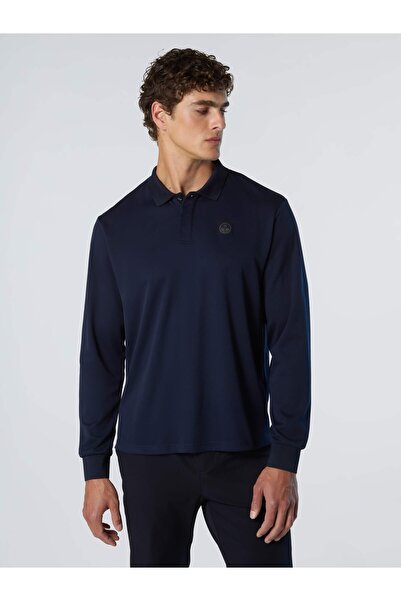 North Sails Uzun Kollu Düğmeli Yaka Tişört