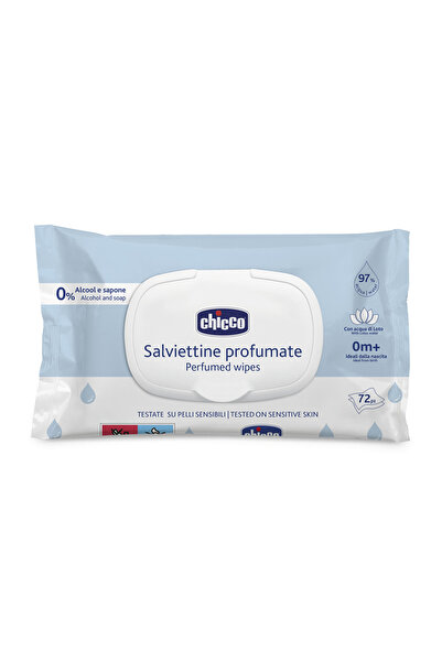 Chicco Perfumed Wipes (72 Pcs with Flip Cover) 0m+